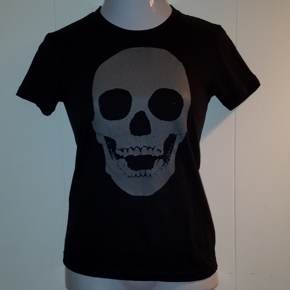 Laughing skull glow in the dark t-shirts! Unisex/W - Picture 2 of 3